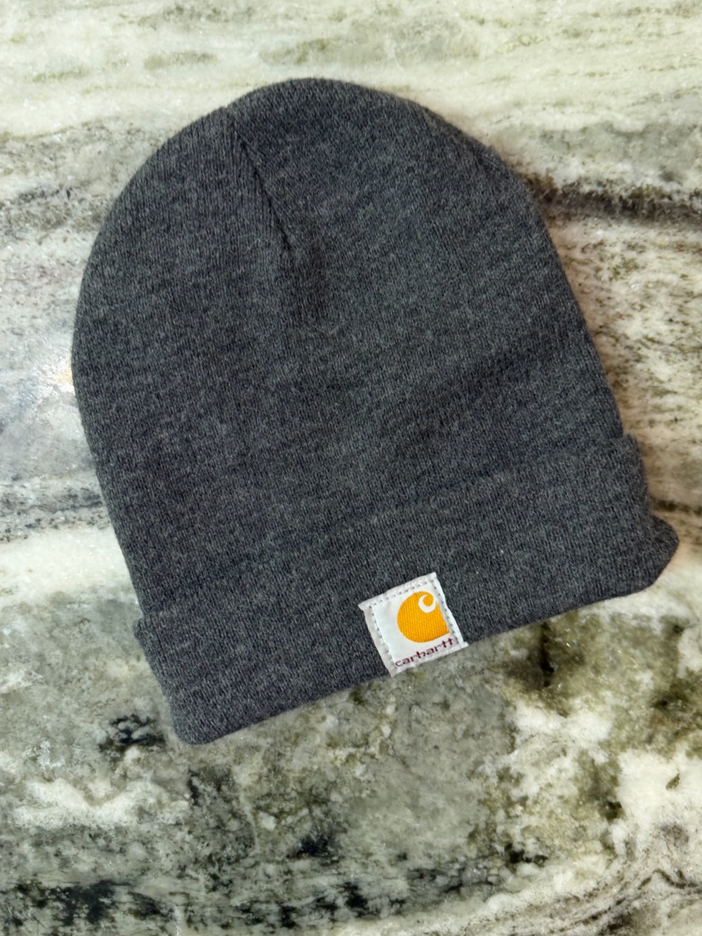Carhartt Kids Cuffed Knit Beanie - Charcoal Grey